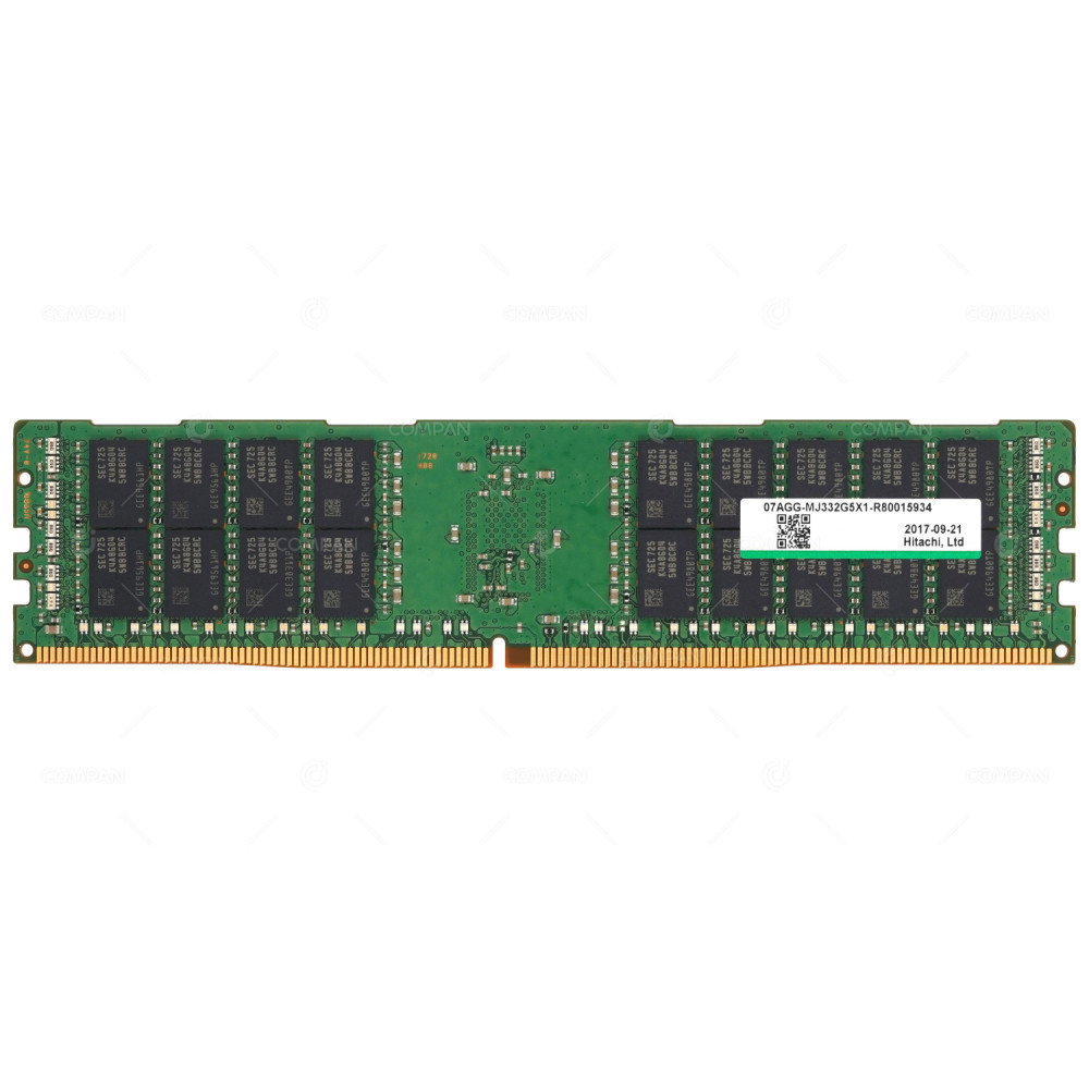GG-MJ332G5X1-R HITACHI 32GB 2RX4 PC4-2400T DDR4 2400MHZ ECC REGISTERED MEMORY M393A4K40BB1-CRC